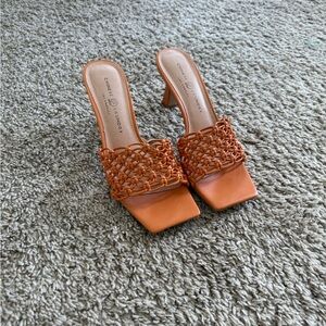 Chinese Laundry Women's Orange Heeled Sandals
